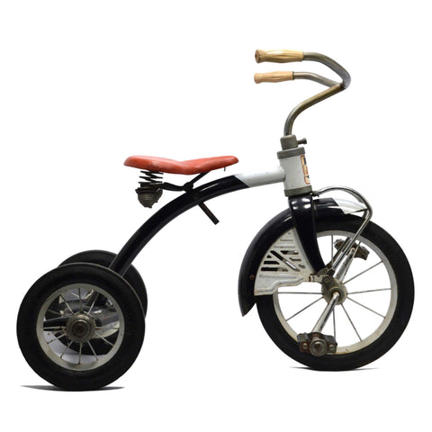 Vintage "AMF JUNIOR TOY CORP. TRIKES & BIKES" Rare Tricycle c.1950's BLACK & RED