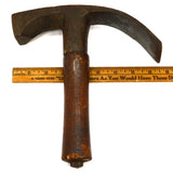 Antique COLLINS & CO. COOPERS ADZE Rare Marked "R. KING" Early Stamp! AXE Ax ADZ