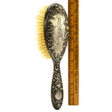 VTG/Antique GORHAM STERLING SILVER VANITY BRUSH No. 1252 "DRESDEN ROSE" Pattern