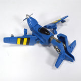 Vintage TONKA GOBOTS "ACE" #67 Guardian Robot MUSTANG FIGHTER JET w/ CARD-BACK!