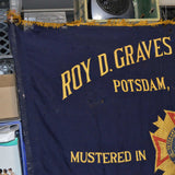 VTG/Antique CLOTH BANNER (Flag) "VETERANS OF FOREIGN WARS...UNITED STATES 1936"