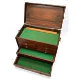 Antique WOOD MACHINIST CHEST Many Broken/Missing Parts but STILL LOVELY & USABLE