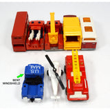 Vintage MATCHBOX c.1972-79 SERVICE-RESCUE VEHICLES Lot of 8 SUPERFAST/LESNEY CO.