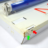 c.1991 "WE INSTALL WALKER MUFFLERS" Double-Sided LIGHTED ADVERTISING SIGN Works!