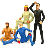 Vintage MARX JOHNNY WEST FIGURE Lot of 7 Figures GERONIMO Sam Cobra SIR GORDON +