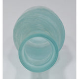 VTG/Antique HAND BLOWN MILK BOTTLE Very Crude & Unusual AQUA GLASS w/ Tooled Lip