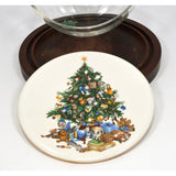 Vintage CERNO 'CHRISTMAS TREE' Prototype DOMED/COVERED CHEESE DISH 1 of just 4!