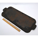 Vintage "GRISWOLD CAST IRON GRIDDLE" No 745 Cast Iron 8"x18.5" Skillet HOT PLATE