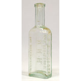 Antique VETERINARIAN BOTTLE "H.H.H. MEDICINE" Aqua 5-3/8" BIMAL Rare! "DDT 1868"