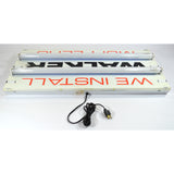 c.1991 "WE INSTALL WALKER MUFFLERS" Double-Sided LIGHTED ADVERTISING SIGN Works!