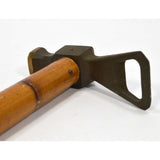 Vintage BRASS & FAUX BAMBOO MULTI-TOOL 3-Tools HAMMER, BOTTLE OPENER & CORKSCREW