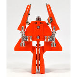 Vintage TONKA GOBOTS "GUNNYR" #71 Renegade Robot JET FIGHTER PLANE w/ CARD-BACK!