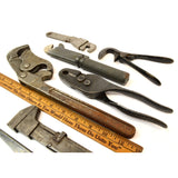 Antique MIXED WRENCH Lot of 8 BULLARD Boos Tool GORDON Printz SUL Ross Mfg. ++!