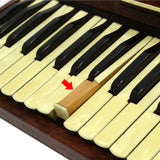 Vintage CRUCIANELLI PANCORDION ACCORDION Brown/MO-Pearl "MB 6093" Italy 41-KEYS