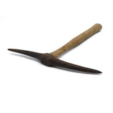 Vintage HAND-HELD ROCK PICK Prospecting/Miners Axe UNUSUAL OPPOSING CURVES Rare!