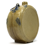 Antique STONEWARE WINE CANTEEN by WHITES POTTERY for "I.F& K WINES" c.1890 Rare!