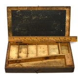 Antique CURRIER-KOETH'S KOMBINATION KIT (KKK) Oak Box! INTERCHANGEABLE TOOL KIT