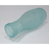 VTG/Antique HAND BLOWN MILK BOTTLE Very Crude & Unusual AQUA GLASS w/ Tooled Lip