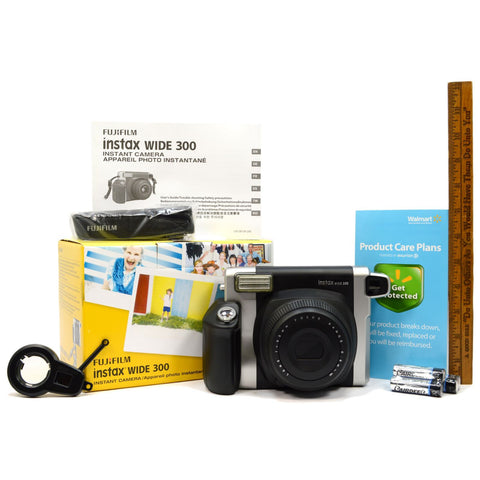Brand New! FUJIFILM "INSTAX WIDE 300" INSTANT CAMERA Complete in Box! (NO FILM)