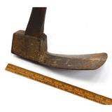 Antique GUTTER/CANOE/SPOUT ADZE by "D. SIMMONS & CO." Great Old/ORIGINAL HANDLE!
