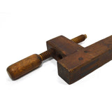 Antique LG WOODEN FURNITURE MAKING CLAMP Range: 6"-25" PRIMITIVE CARPENTERS TOOL