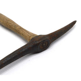 Vintage HAND-HELD ROCK PICK Prospecting/Miners Axe UNUSUAL OPPOSING CURVES Rare!