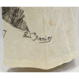 Vintage FOLK ART / HOMEMADE "KISS" T-SHIRT Handmade Drawn SIGNED: McCORMICK 19791