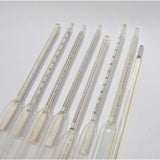 Vintage "SPECIFIC GRAVITY" & TEMP. THERMOMETER Lot/Set MOST BY PRINCO Lab Glass