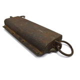 Antique HANGING SCALE Brass & Iron "CIRCULAR SPRING BALANCE" by MORTON & BREMNER