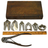 Antique CURRIER-KOETH'S KOMBINATION KIT (KKK) Oak Box! INTERCHANGEABLE TOOL KIT