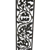 Salvaged CAST IRON CLIMBING ROSES GATE INSERT 44" Vent/Grate Cover WINDOW PANEL+