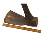 Antique GUTTER/CANOE/SPOUT ADZE by "D. SIMMONS & CO." Great Old/ORIGINAL HANDLE!