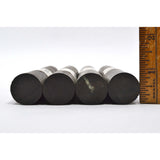 Lot of 4 pcs "EBONY TURN BLANK" 4 Pieces; 6" long x 7/8" dia ea. PEN BLANKS
