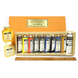 Vintage PERMANENT PIGMENTS #355 Artist OIL COLOR PAINT SET in Orig. Case! c.1954