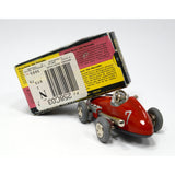 Vintage LILLIPUT "MICRO RACER" No. 1043 Mercedes 2.5l WIND-UP RACE CAR Red + BOX