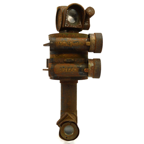 Antique WWI ITALIAN PANORAMIC SIGHT Direct Artillery Fire FOR PARTS/REPAIR Rare!