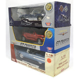 Lot of 3! MOTOR MAX DIECAST CARS 1:18 Scale '61 MAKO SHARK '60 Impala GT CRUISER