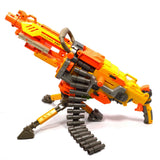 Tested NERF LOT; VULCAN EBF-25 *Manual Fires Only* 3-AMMO BELTS Cases TRIPODS ++
