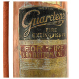 Vintage COPPER FIRE EXTINGUISHER (Empty) "GUARDENE" by PYRENE MFG. CO Newark, NJ