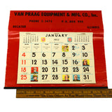 Vtg MARILYN MONROE 1953 GOLDEN DREAMS Nude Pin-up Calendar VAN PRAGG ADVERTISING