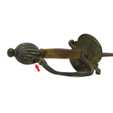 Antique SMALLSWORD RAPIER American Revolutionary War? 39" FRENCH? SWORD c.18th?