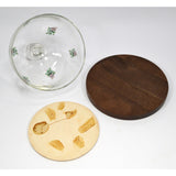 Vintage CERNO 'CHRISTMAS TREE' Prototype DOMED/COVERED CHEESE DISH 1 of just 4!