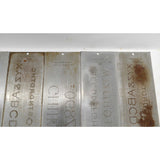 Antique CRONITE ENGRAVING FONT PLATE Lot of 9; ENGRAVER / PANTOGRAPH Plates