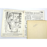 Vintage NUDE MAGAZINE & BOOK LOT 'Real Boudoir' & 'Hollywood Tales' Covers NUDES