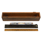 Vintage STARRETT 12" MACHINIST LEVEL 98-12 Ground, Cross-Check & Graduated Vials