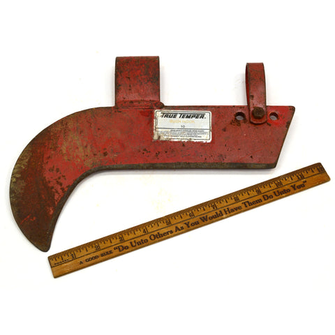 Vintage TRUE TEMPER "BUSH HOOK" Brush Cutter CLEARING AXE #10 Original Sticker!