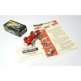 Vintage LILLIPUT "MICRO RACER" No. 1043 Mercedes 2.5l WIND-UP RACE CAR Red + BOX
