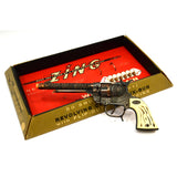 Vintage WAGON TRAIN WESTERN .44 CAP-GUN with "ZING" #48 in Box! LESLIE-HENRY CO.