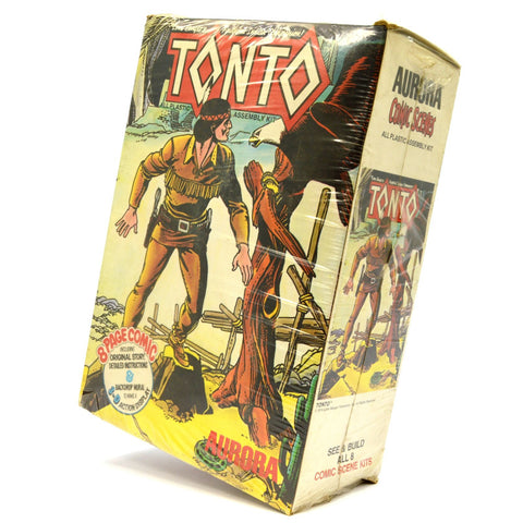 Vintage LONE RANGER TONTO Plastic Model Kit No. 183 by AURORA, 1974 Sealed! NIB!