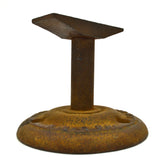 Antique SMALL CAST IRON ANVIL by HAMMACHER SCHLEMMER "H.S & CO" 209 Bowery, N.Y.